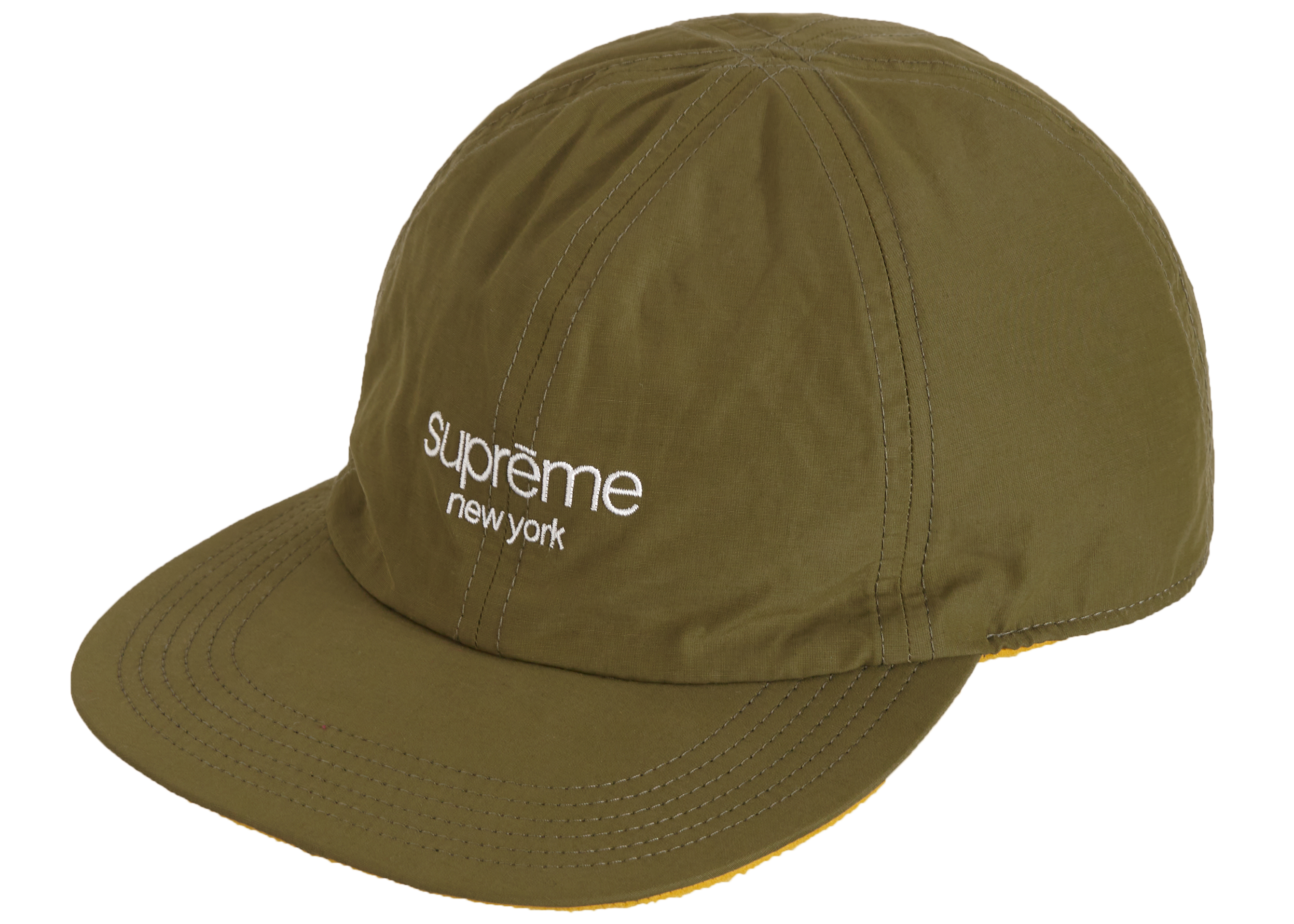 Supreme Classic Logo Reversible 6 Panel Green - FW20 - TW