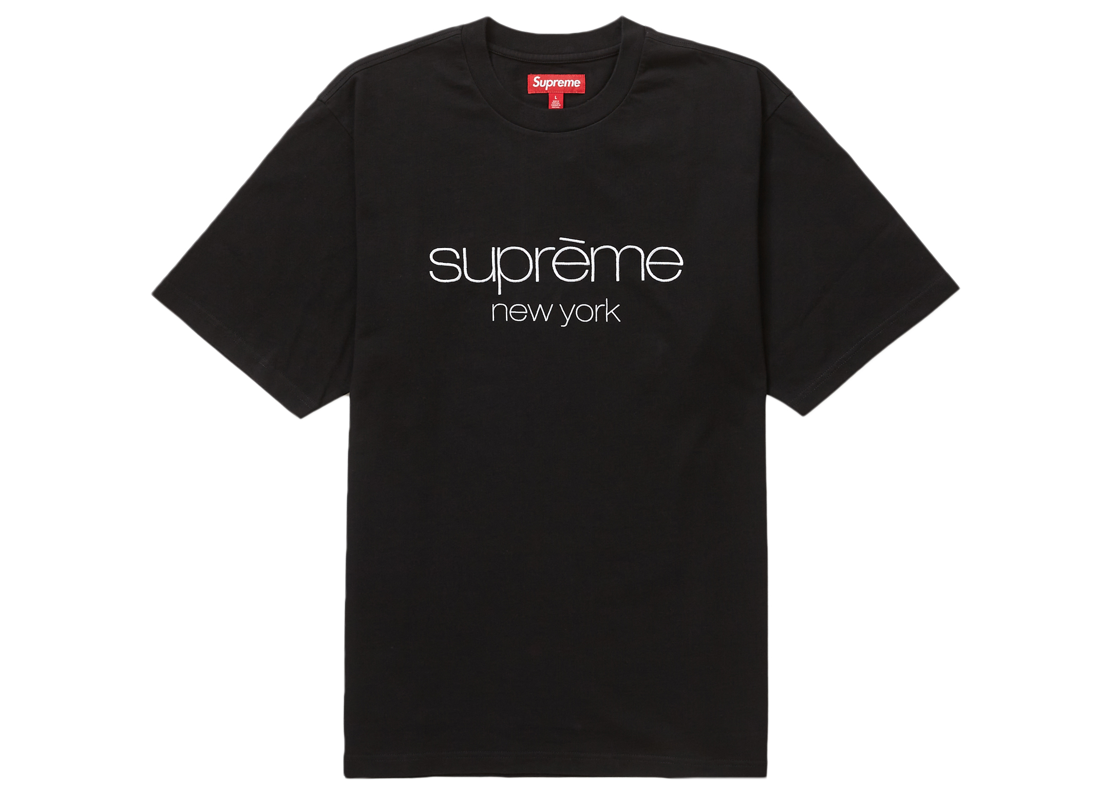 Supreme Classic Logo S/S Top Black メンズ - FW23 - JP