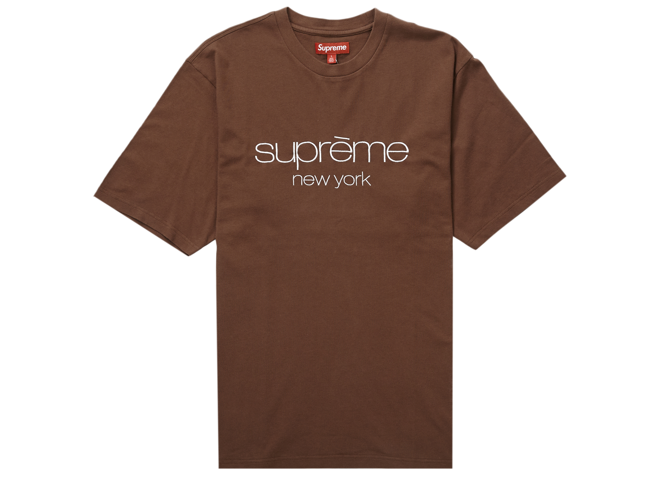 Supreme Classic Logo S/S Top Brown