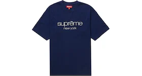 Supreme Classic Logo S/S Top Navy