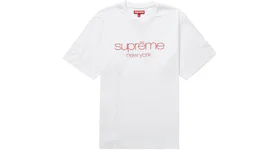 Supreme Classic Logo S/S Top White