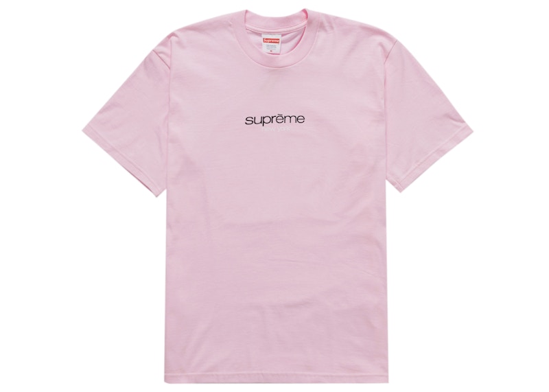 Supreme pink sale logo