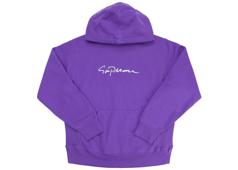 supreme Classic Script Hooded Sweatshirt | hartwellspremium.com