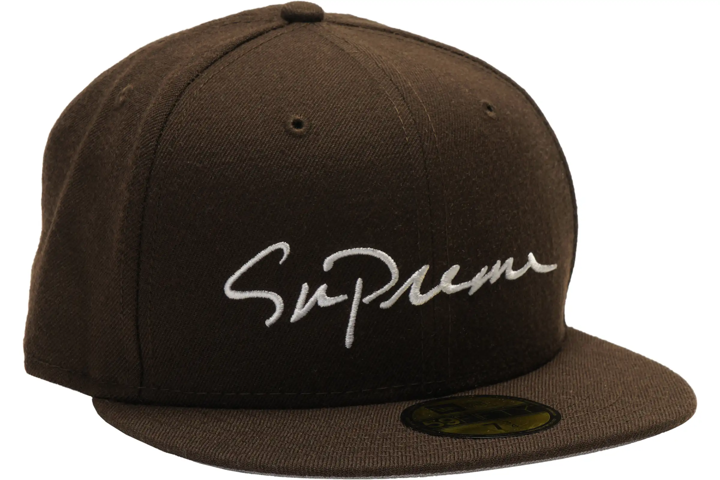 Supreme Classic Script New Era Cap Brown - FW18 - CN