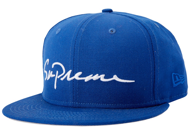 Supreme Classic Script New Era Cap Royal Men's - FW18 - US