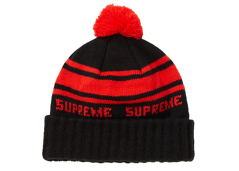 Supreme Classic Stripe Beanie black dgw widdersdorf