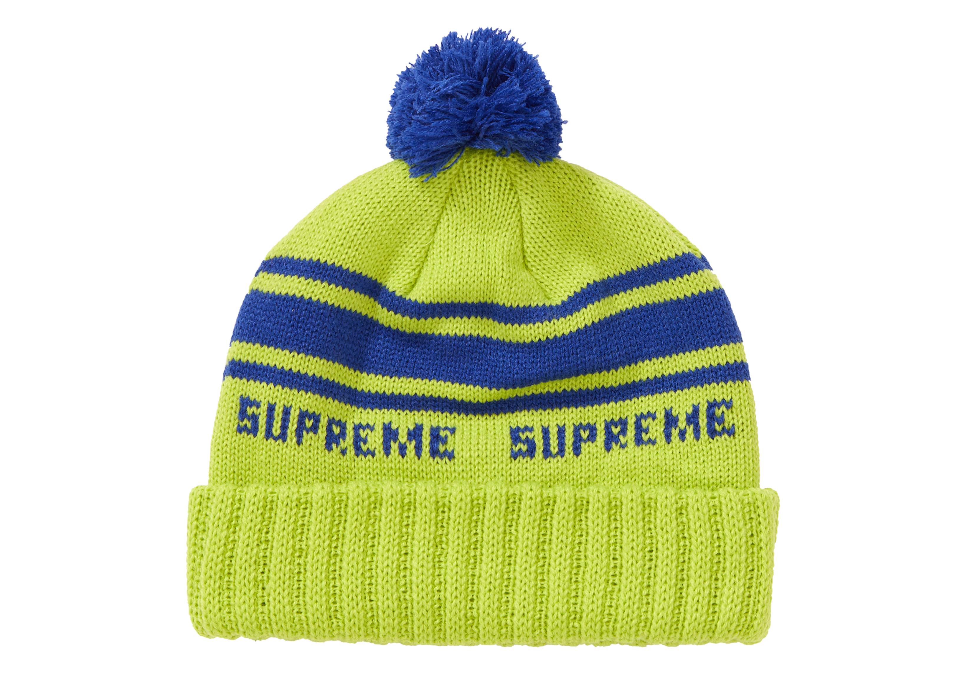 フルオーダー 【新品】Supreme Classic Logo Ribbed Beanie 緑