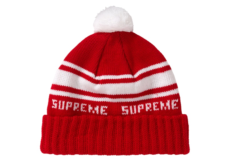 Supreme Classic Stripe Beanie Black FW18 US