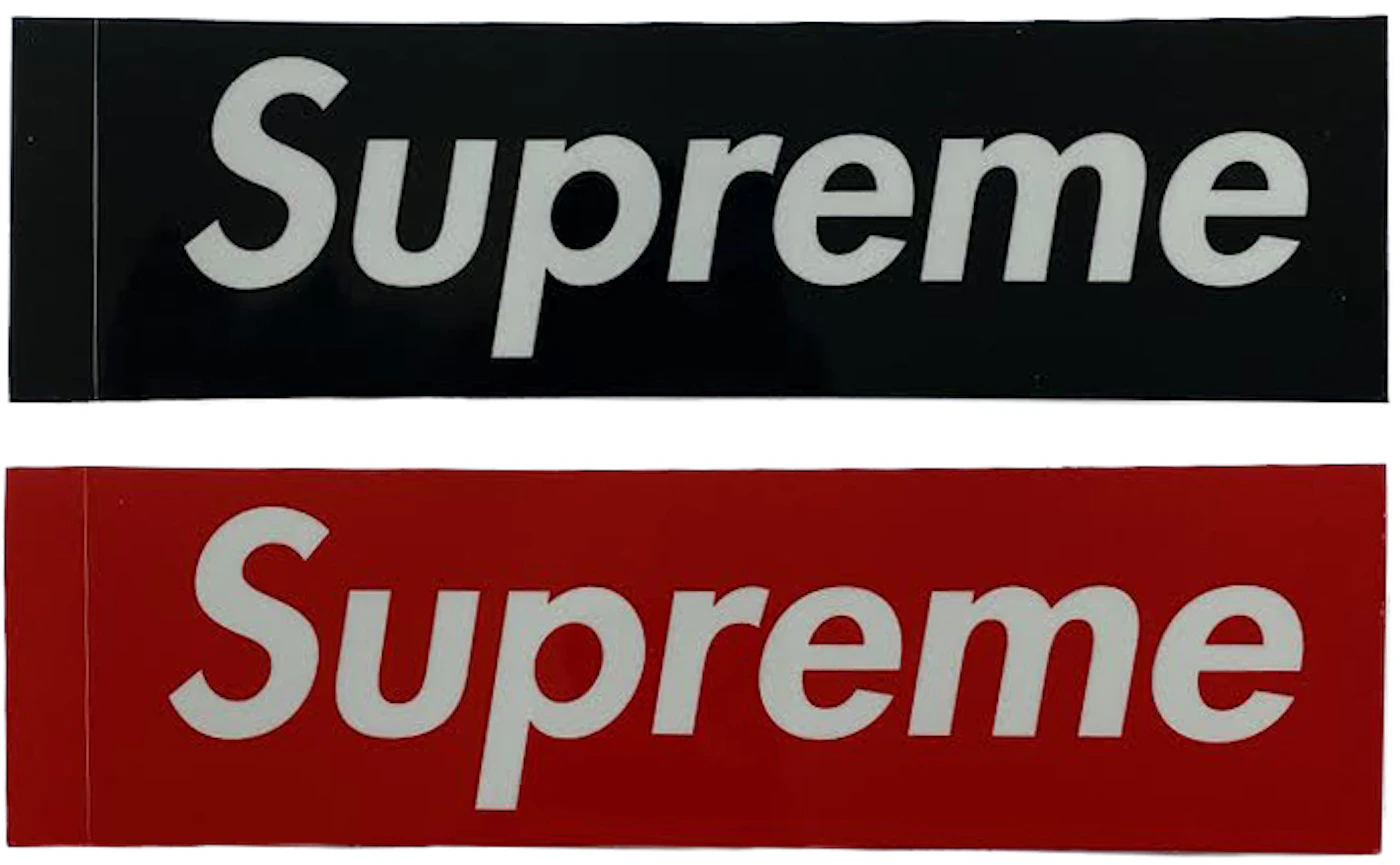 Supreme Red Box Logo Sticker | Authentic | Supreme Stickers