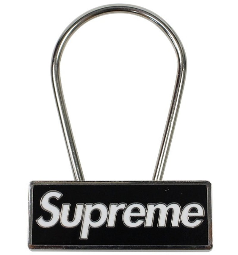Supreme Clip Keychain Black FW15 US