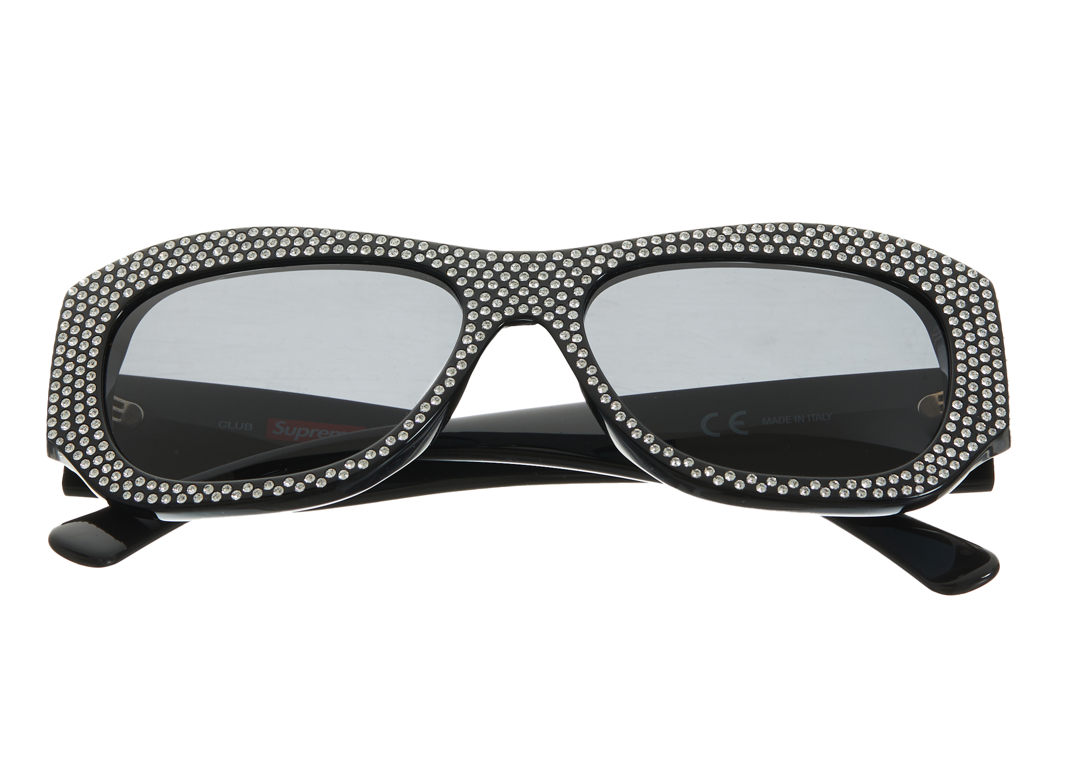 Supreme 22ss club sunglasses crystal