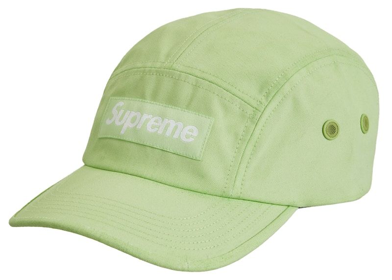 Supreme Coated Cordura Camp Cap Lime - SS22 - US