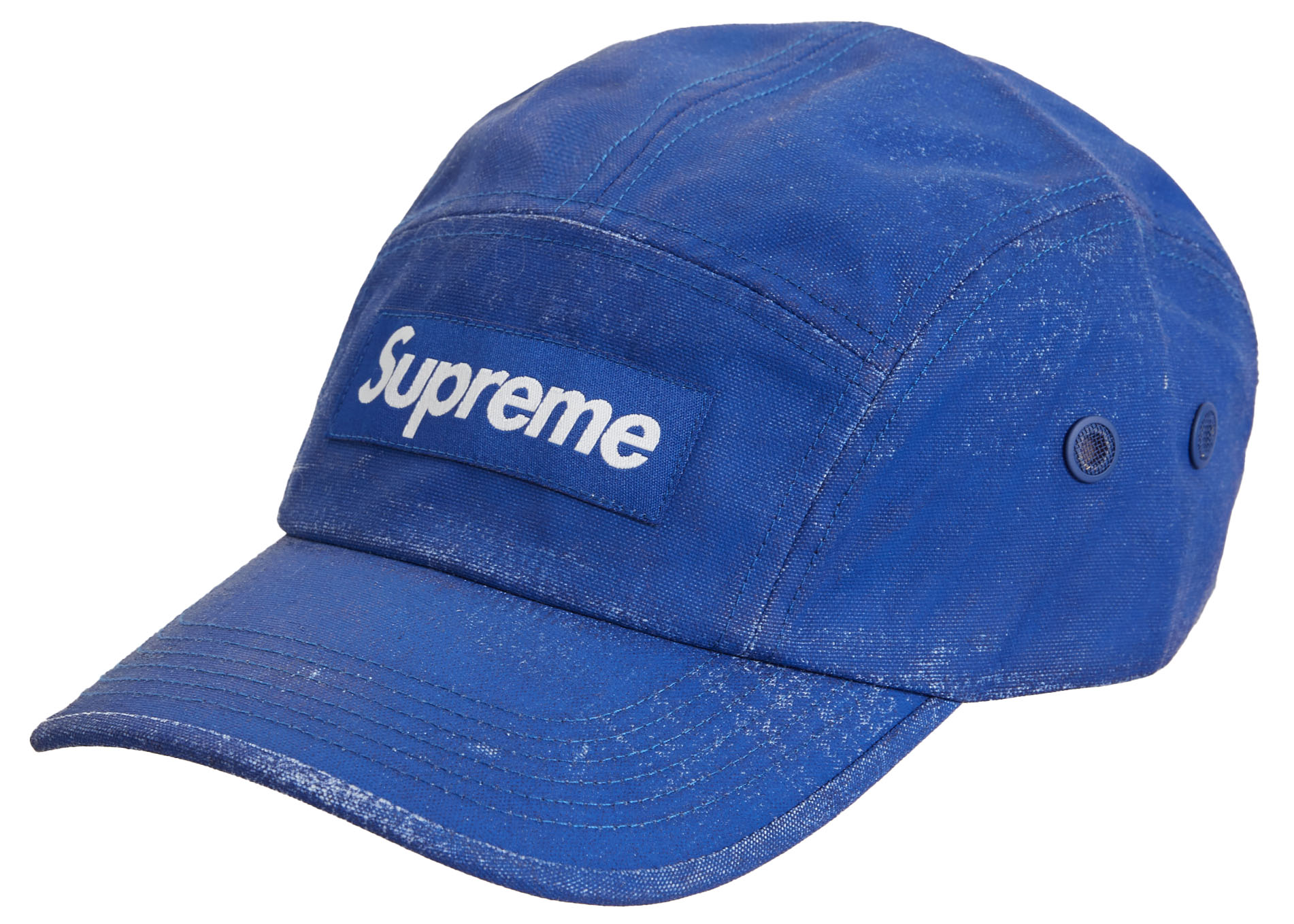 Supreme Coated Cordura Camp Cap Royal - SS22 - GB