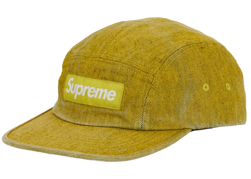手数料安い Supreme Coated Denim Camp Cap Yellow - SS24 - US 帽子