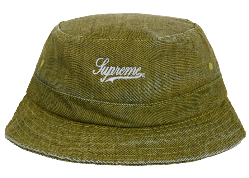 Supreme Coated Denim Crusher Olive - SS24 - JP