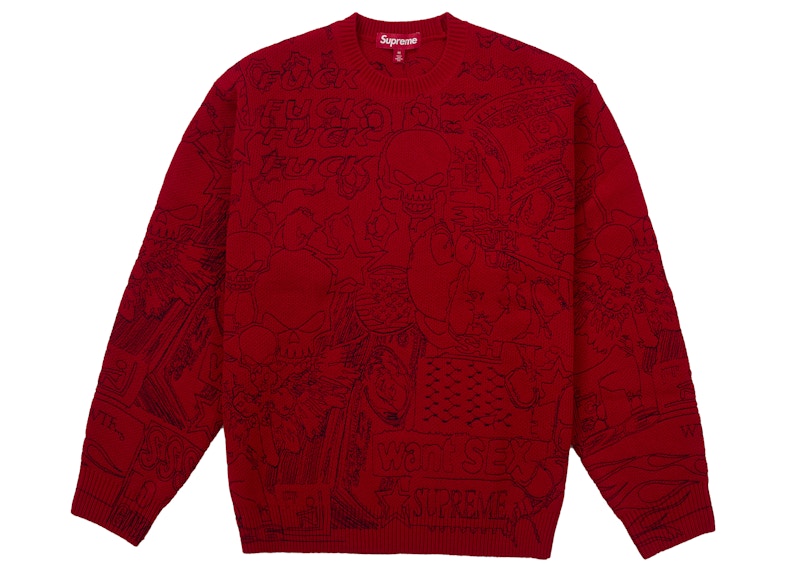 トップス Supreme Collage Embroidered Sweater S Spring/Summer 2026 Preview – Supreme