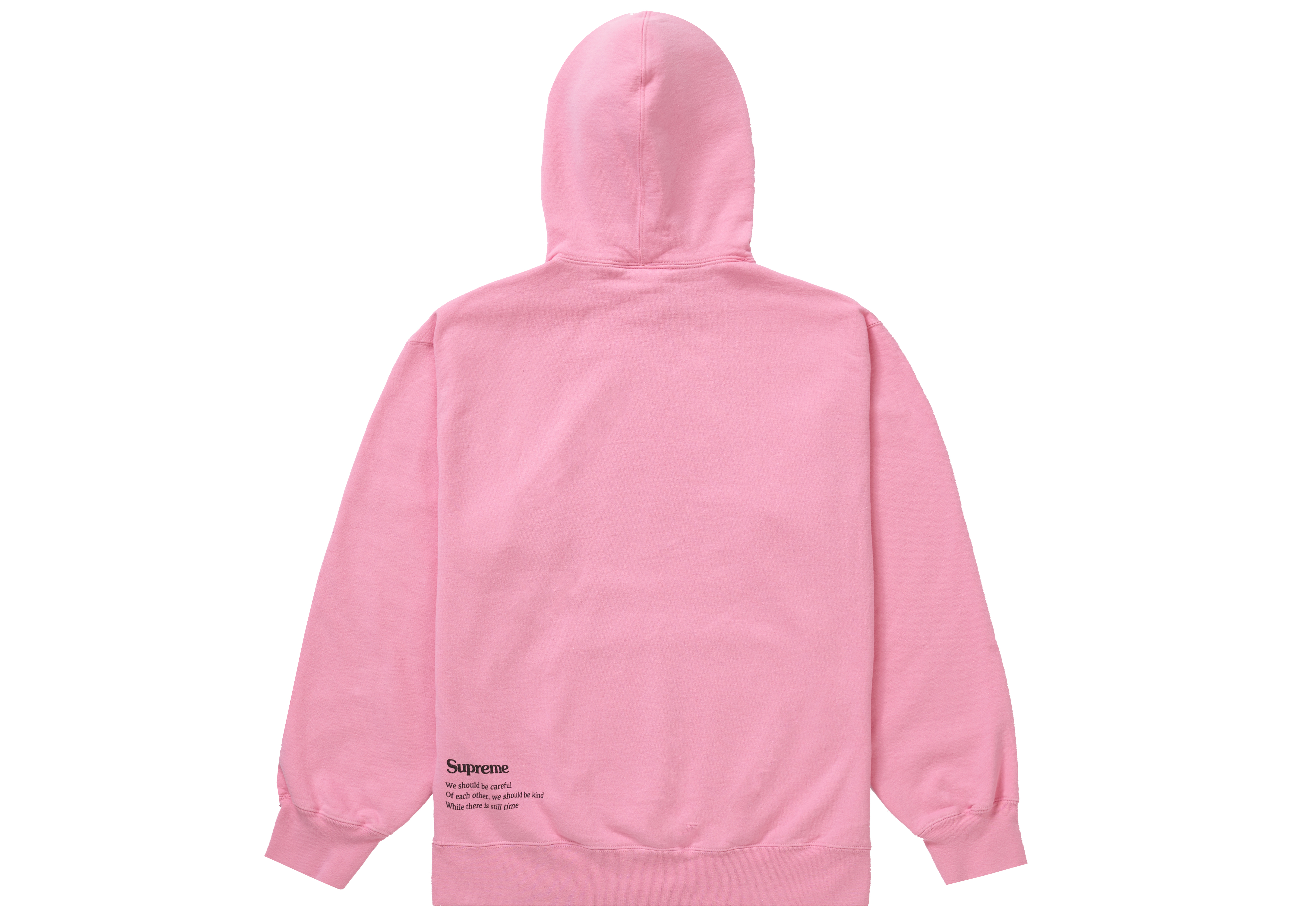 Supreme Collage Grid Hooded Sweatshirt Pink Men's - FW21 - US