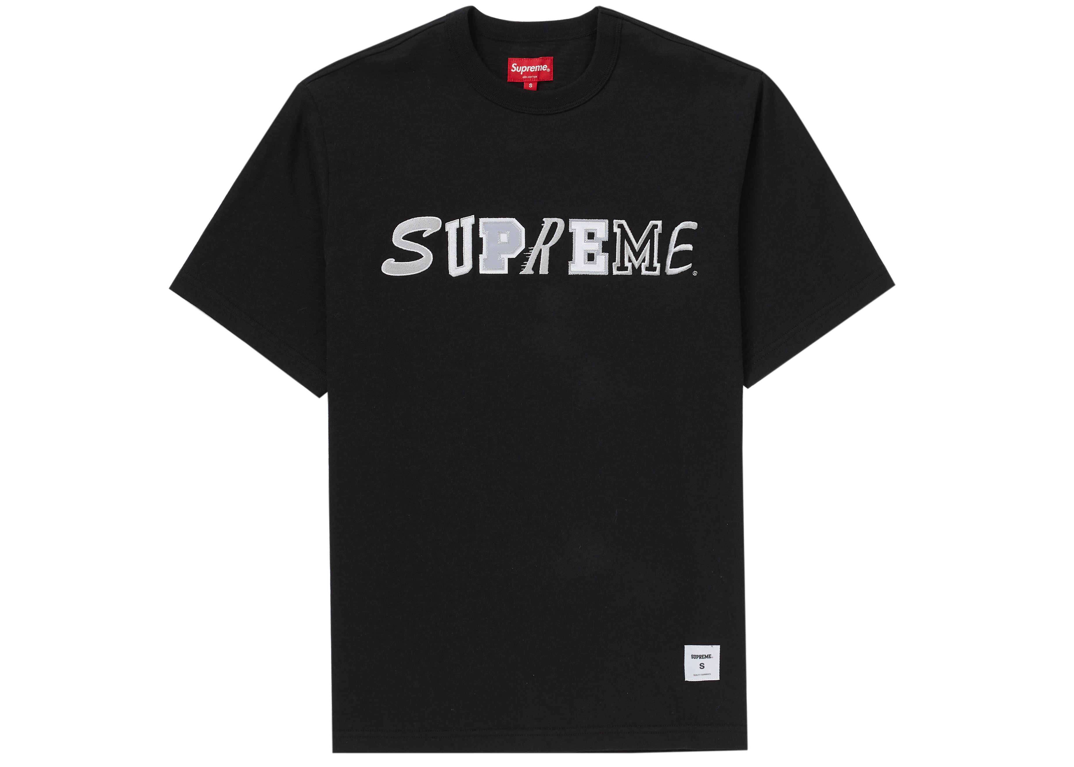 Supreme Collage Logo S/S Top Black