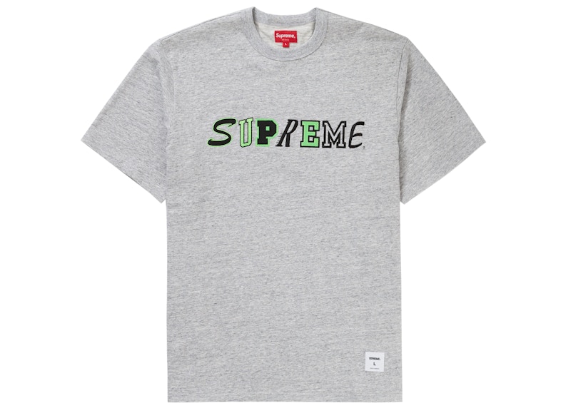 Supreme College Logo S/S Top グレー 20aw-