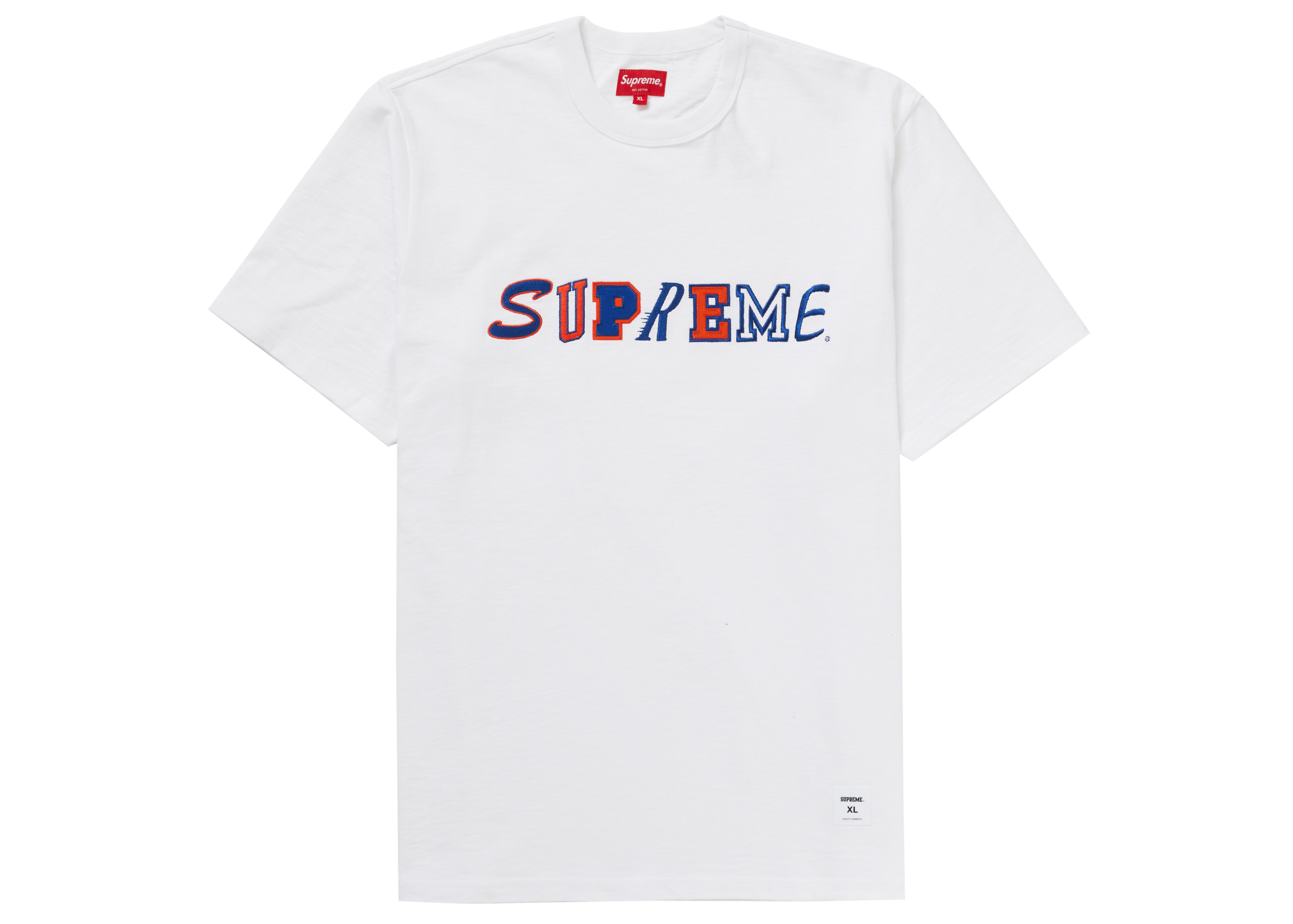 Supreme Collage Logo S/S Top White Men's - FW20 - US