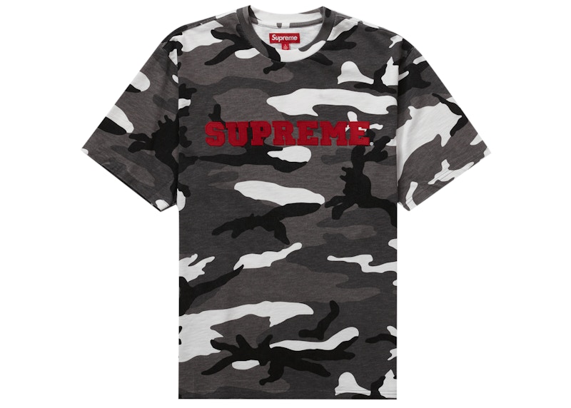 サイズXLsupreme collegiate S/S Top Snow Camo XL - Tシャツ