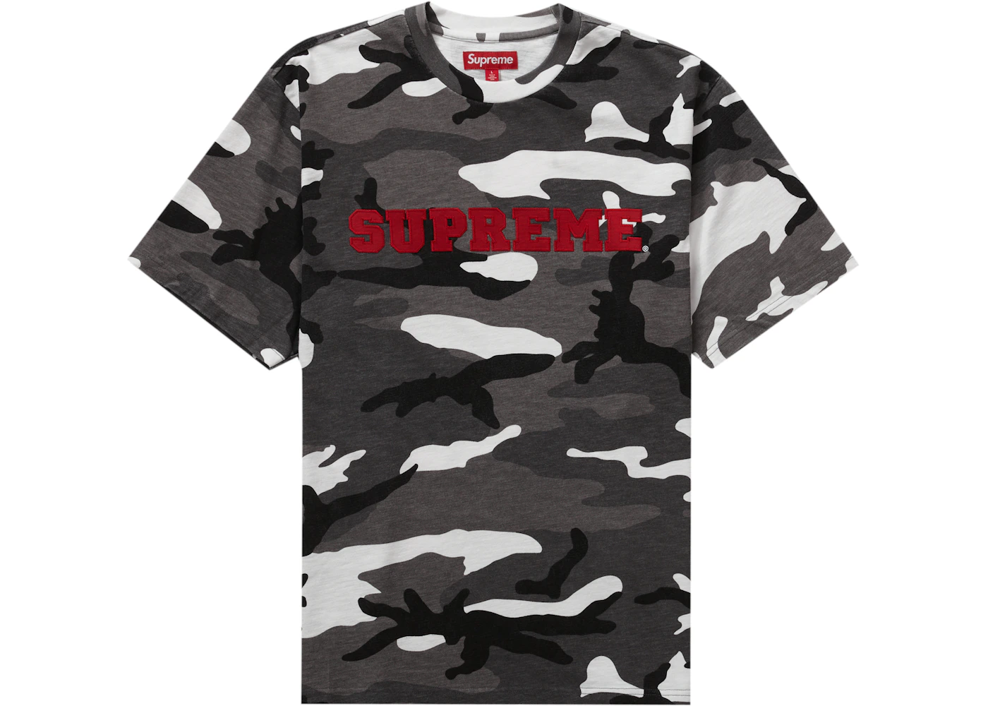 Supreme Collegiate S/S Top Snow Camo Men's - FW23 - US