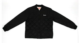 Supreme Color Blocked Quilted Jacket Black
