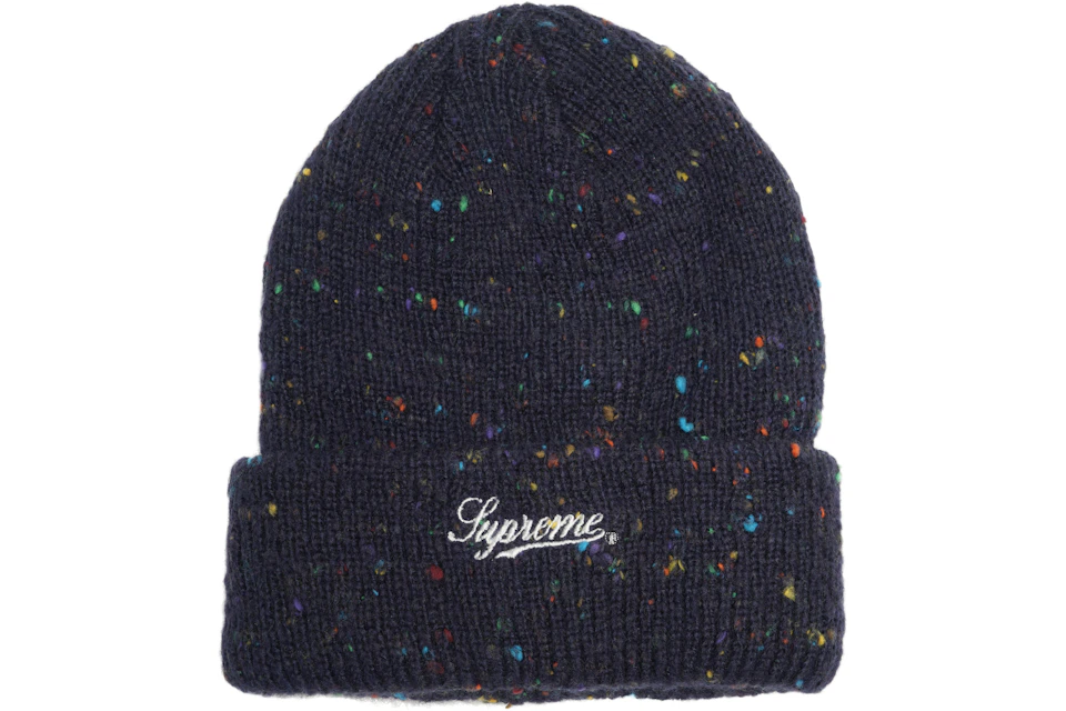 Supreme Colored Speckle Beanie Navy