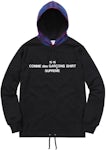 Supreme Comme Des Garcons SHIRT Box Logo Hooded Sweatshirt Black Men's -  SS17 - US