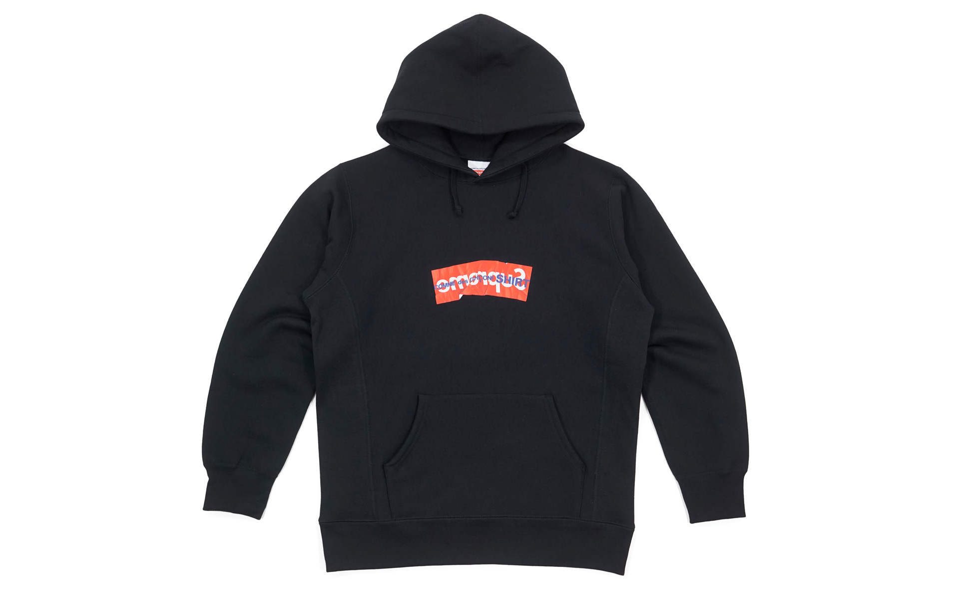 Supreme Comme Des Garcons SHIRT Box Logo Hooded Sweatshirt Black