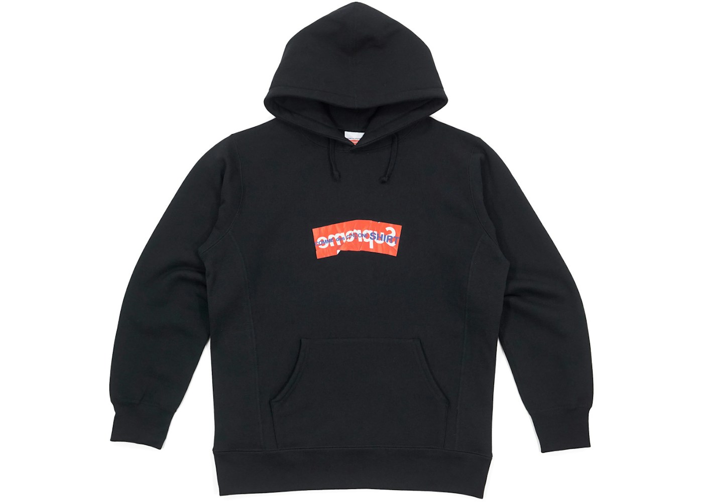 Supreme Comme Des Garcons Shirt Box Logo Hooded Sweatshirt Black Ss17 Supreme Comme Des Garcons Shirt Box Logo Hooded Sweatshirt Black Ss17