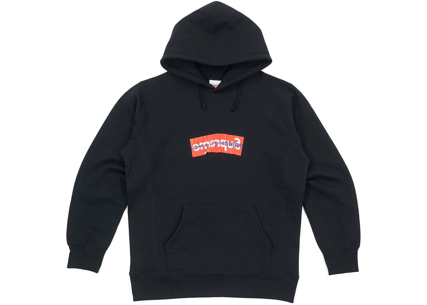 Supreme Comme Des Garcons SHIRT Box Logo Hooded Sweatshirt Black - SS17  Men's - US