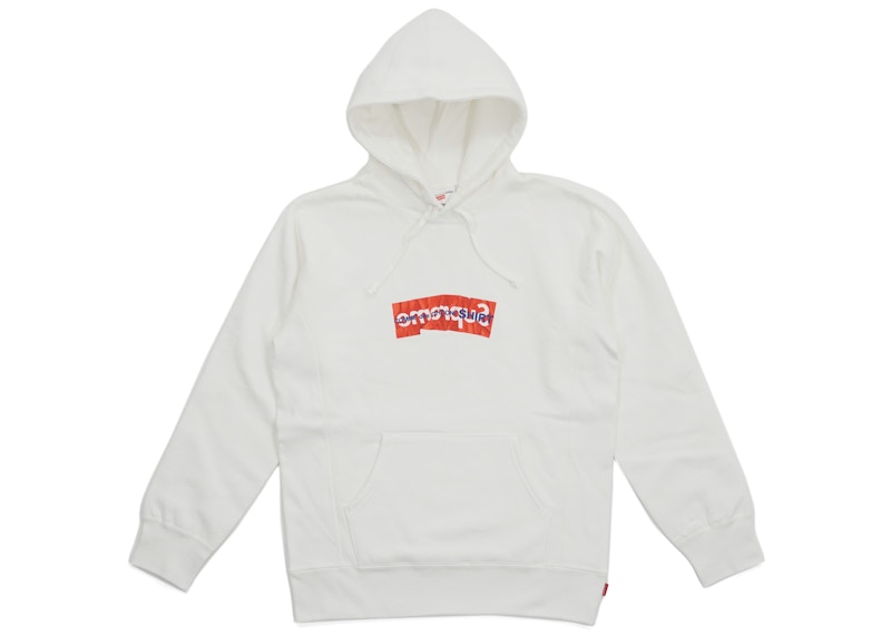 Supreme Box Logo Hooded Sweatshirt White