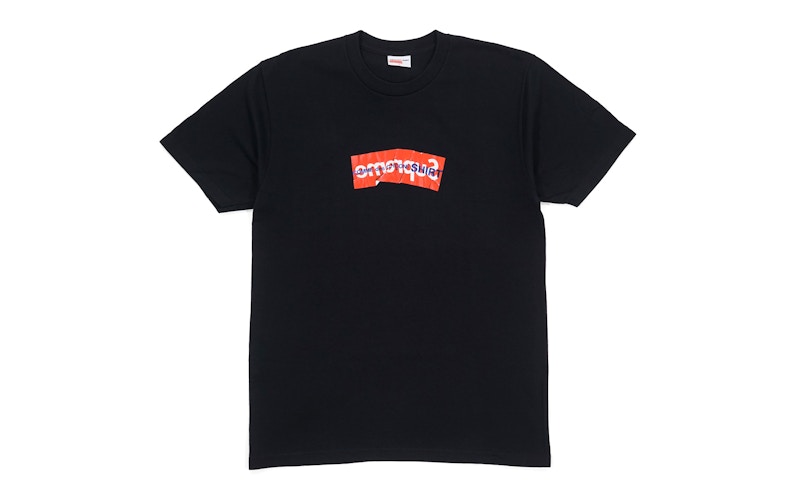 Supreme Comme Des Garcons SHIRT Box Logo Tee Black メンズ - SS17 - JP