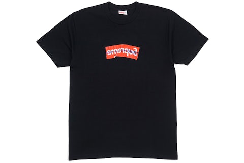 Supreme Comme Des Garcons SHIRT Box Logo Tee Black Men's SS17 US