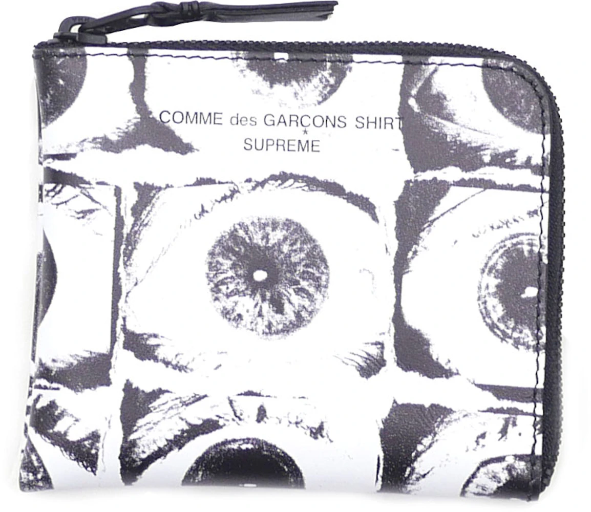 Supreme Comme des Garcons SHIRT Large Eyes Coin Pouch White - SS17