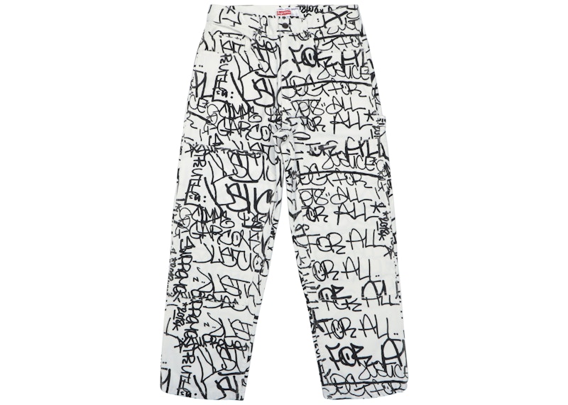 SUPREME COMME des GARCONS  Painter Pant結構太めです