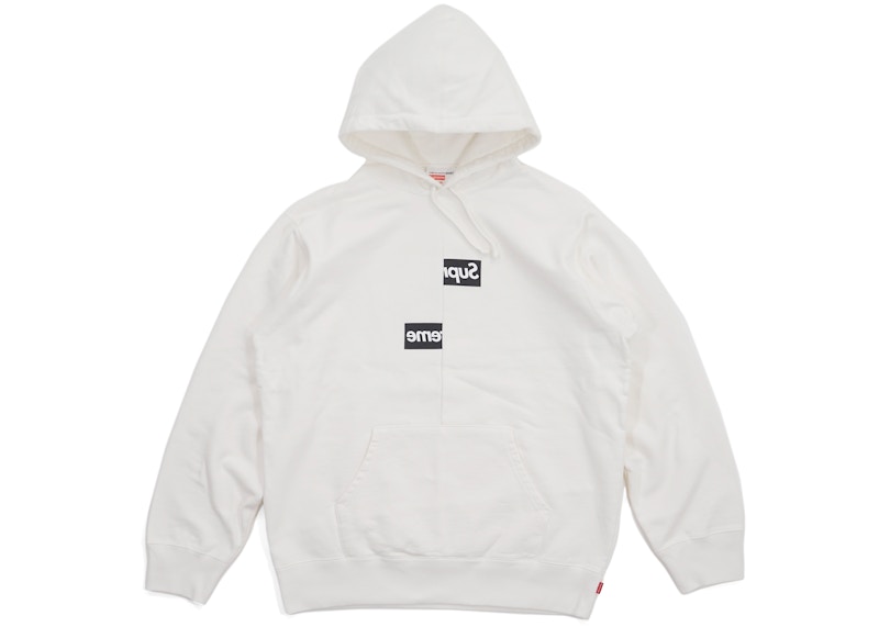 Supreme Comme des Garcons SHIRT Split Box Logo Hooded Sweatshirt Supreme Comme des Garcons SHIRT Split Box Logo Hooded Sweatshirt