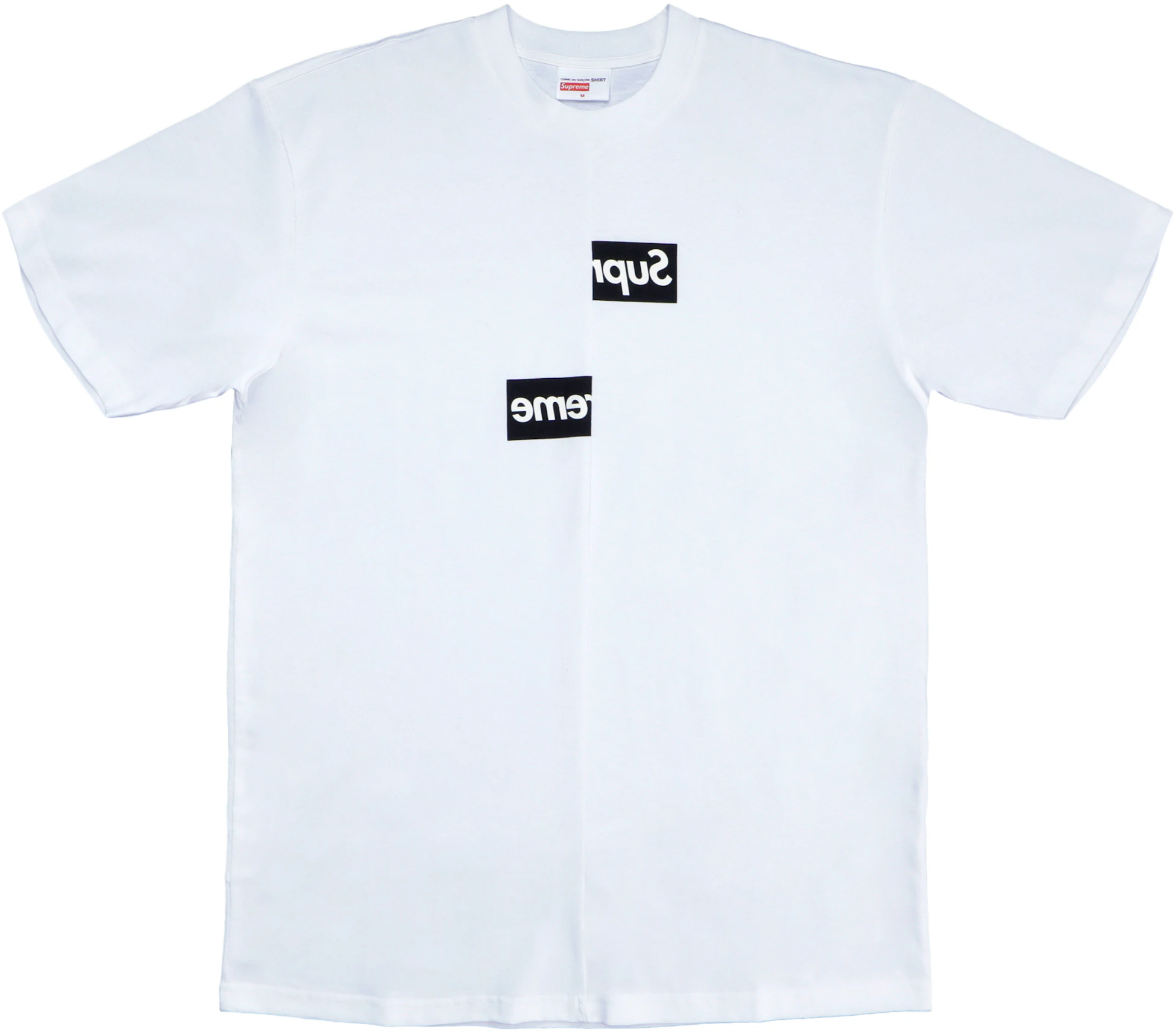 Supreme × COMME des GARCONS ボックスロゴ Tシャツ かわいい！ 51.0%OFF 0123.sub.jp