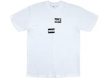 Supreme comme des garcons shirt box logo tee white Clearance