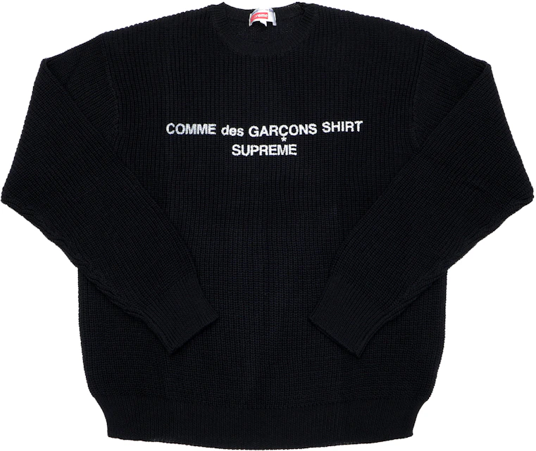 Supreme des Garcons SHIRT Sweater Black - FW18 - ES