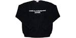 Supreme Comme des Garçons SHIRT Pullover Schwarz