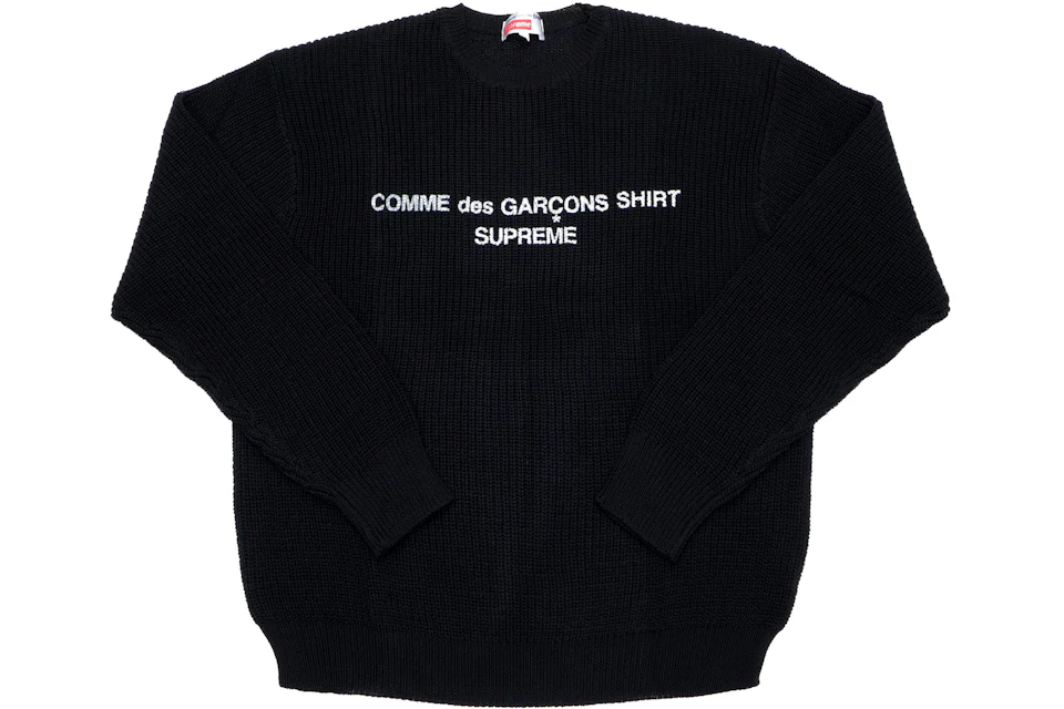 Comme des garcons supreme tan sweater Clearance