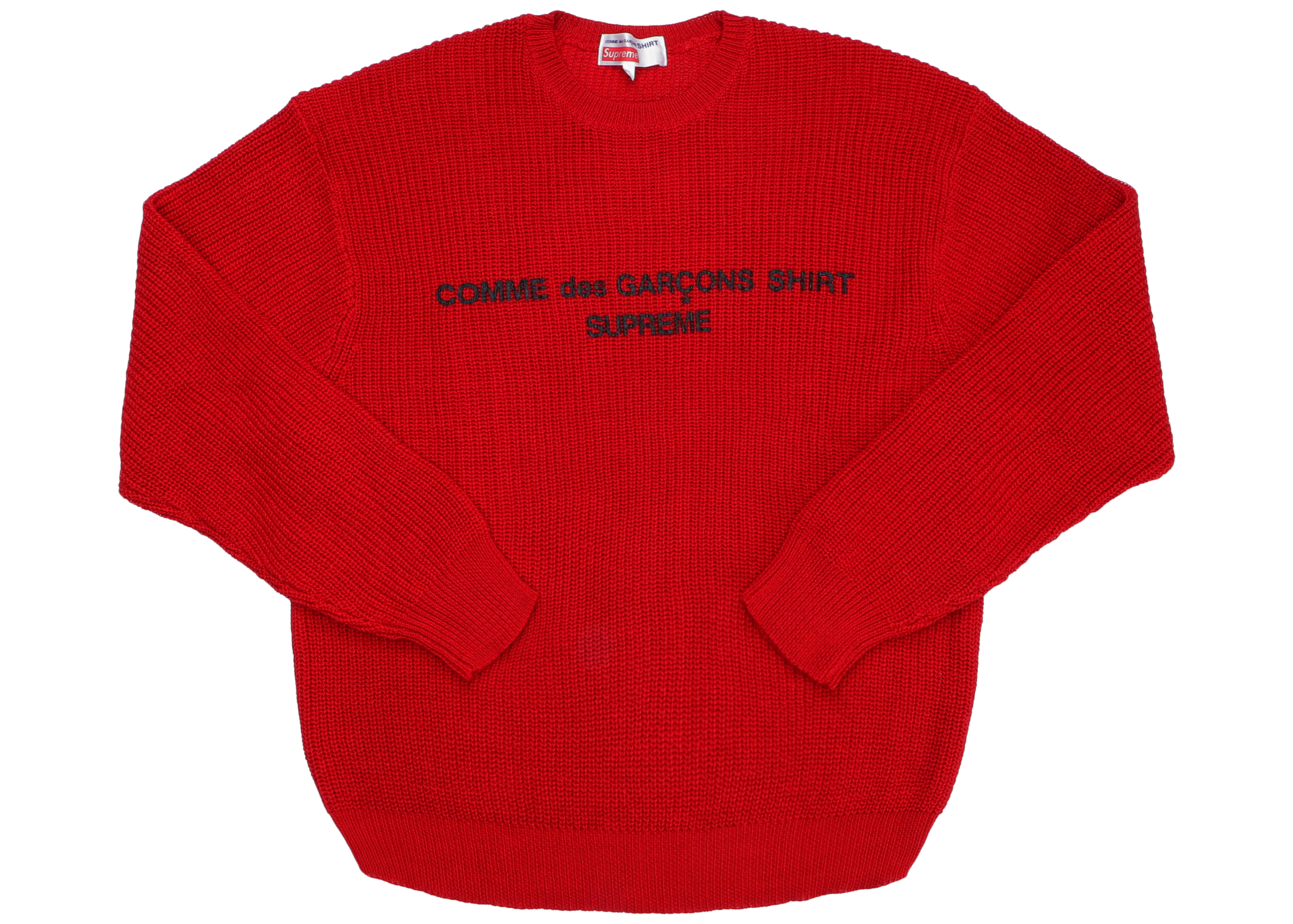 Supreme Comme des Garcons SHIRT Sweater Red Men's - FW18