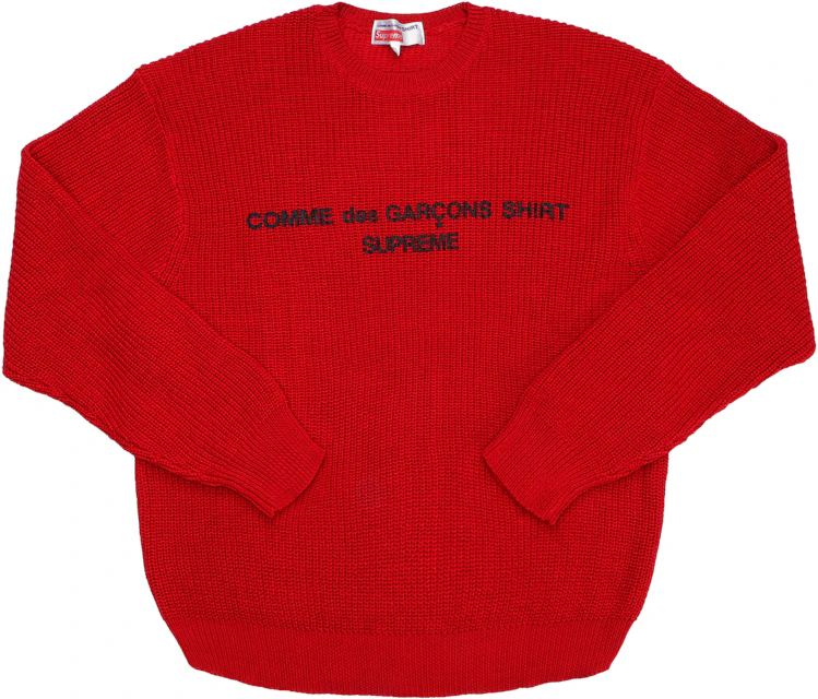 Comme des Garcons SHIRT Sweater Red FW18 ES