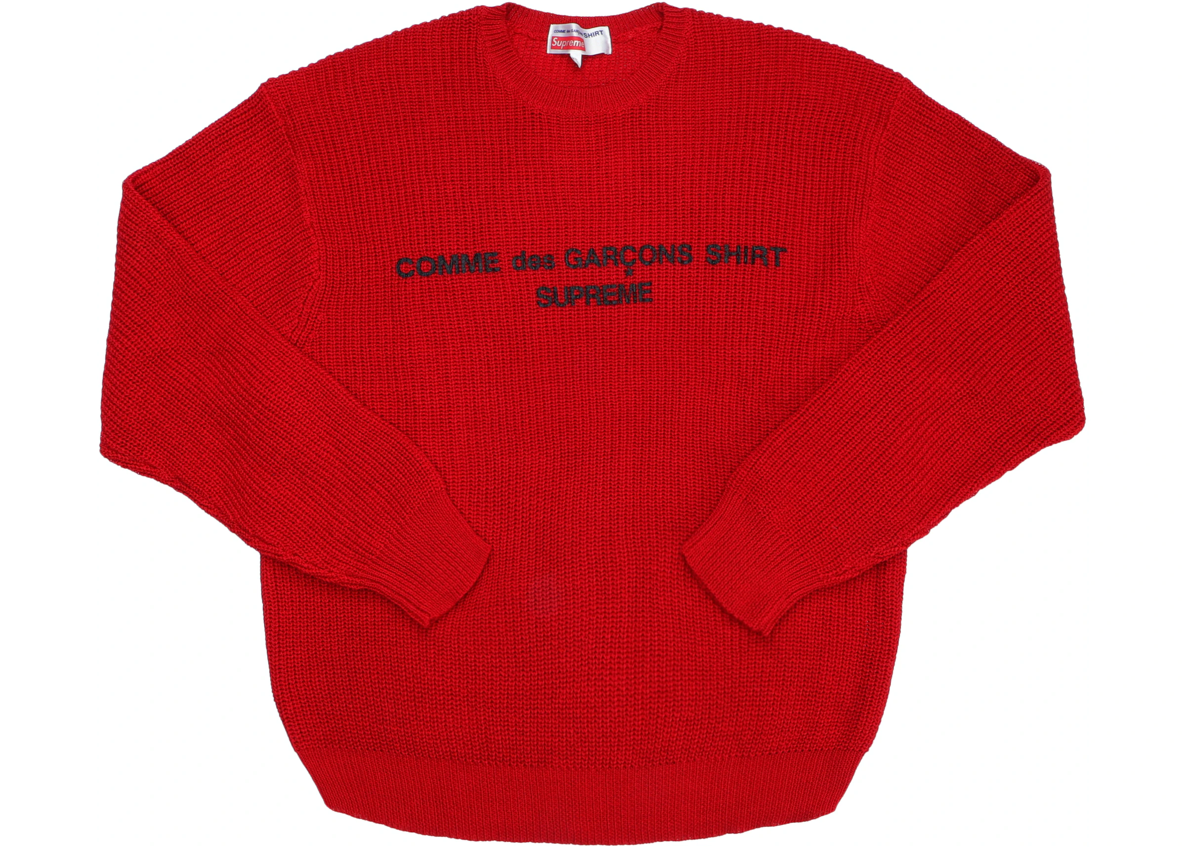 en gang sådan Catena Supreme Comme des Garcons SHIRT Sweater Red - FW18 - US