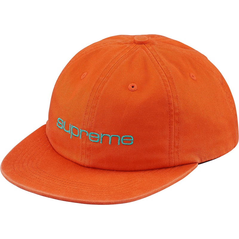 Supreme Compact Logo 6-Panel Orange - FW17 - US