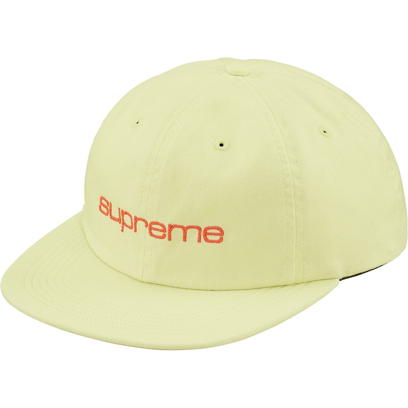 Supreme Compact Logo 6-Panel Pale Lime - FW17 - US