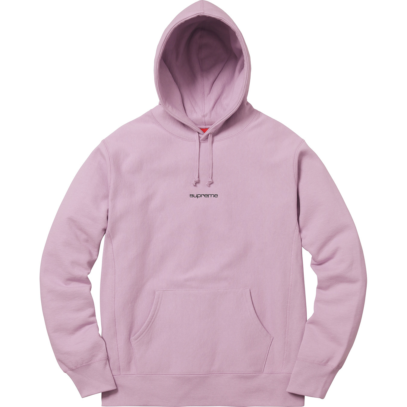 Supreme Compact Logo Hoodie Pale Violet Men's - FW17 - US