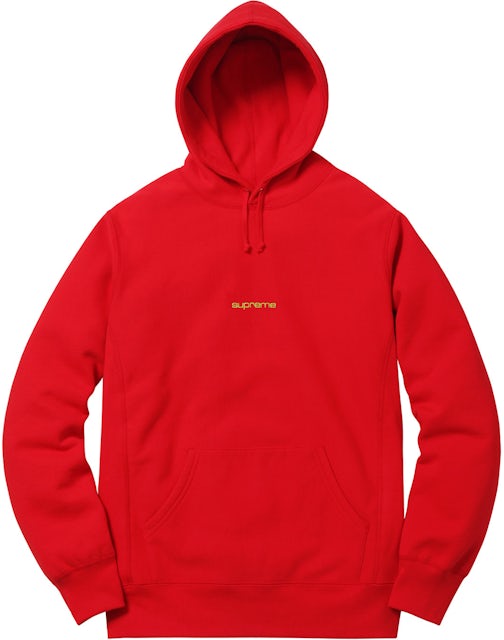 Louis Vuitton x Supreme 2017 Printed Hoodie - Red Sweatshirts